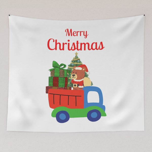 Item preview, Christmas Elf Riding Monster Truck - Christmas Lovers designed and sold by chetan786.