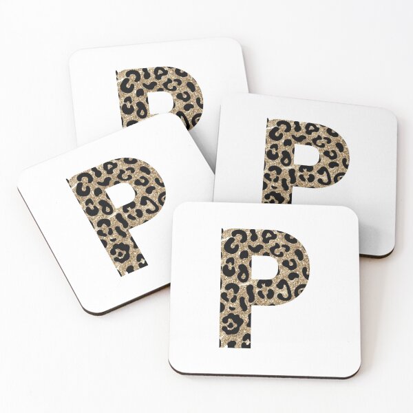 Item preview, Letter P Cheetah Print Monogram Initials designed and sold by brookemiller801.