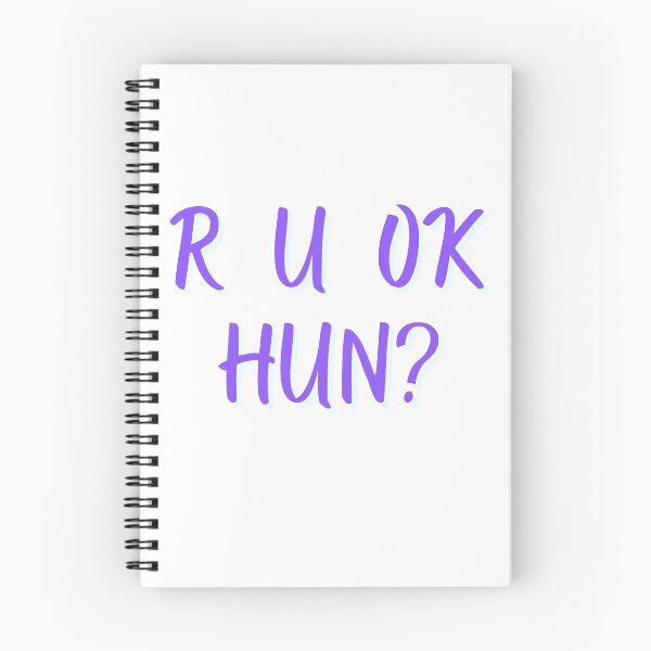 Item preview, R U OK HUN? Purple designed and sold by healthybrains.