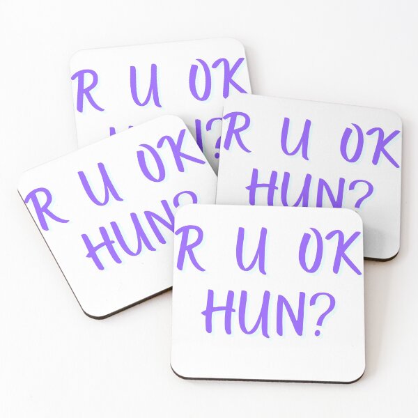 Item preview, R U OK HUN? Purple designed and sold by healthybrains.
