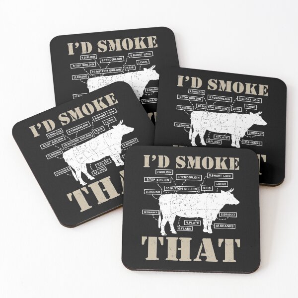 Item preview, I'd Smoke That | Amusing Pit-master Barbecue Meat Smoking designed and sold by GravitiTees.