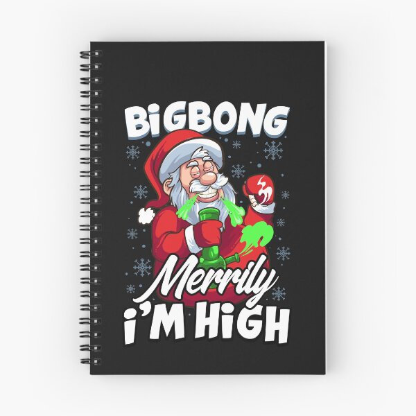 Item preview, Christmas Big Bong Merrily I m High Gift designed and sold by woormle.