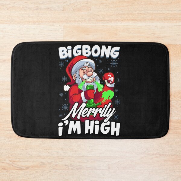Item preview, Christmas Big Bong Merrily I m High Gift designed and sold by woormle.