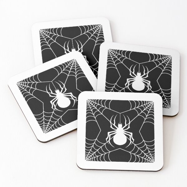 Item preview, Spider Web Pattern, White spider on white web designed and sold by kMariaART.