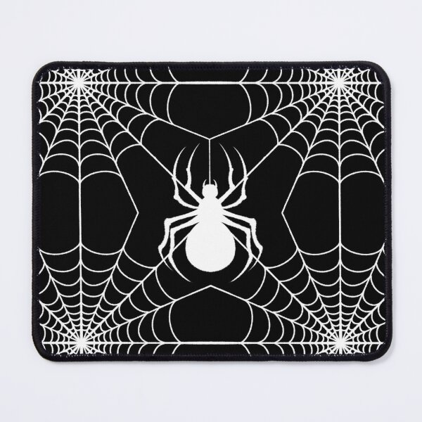 Item preview, Spider Web Pattern, White spider on white web designed and sold by kMariaART.