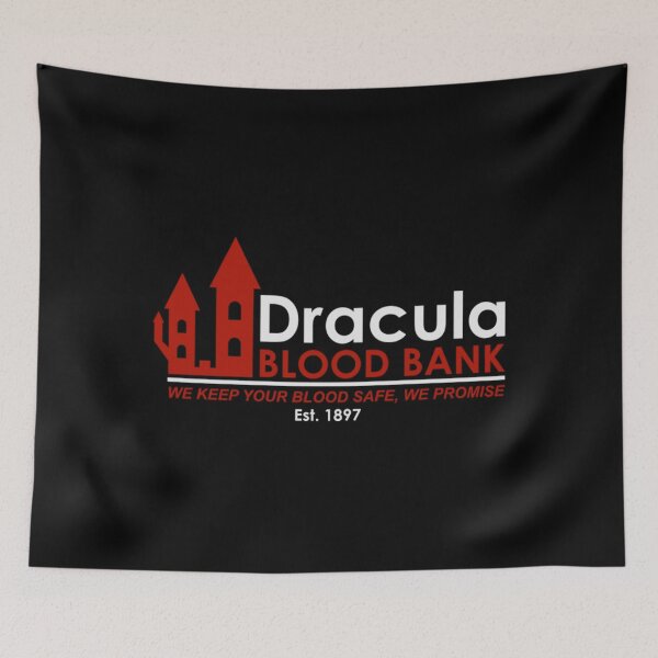 Artikelvorschau, Dracula T-ShirtBlutbank Dracula entworfen und verkauft von PatricEvet.