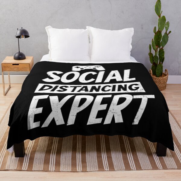 Item preview, Gaming T-ShirtOnline Gaming Shirt _ Social Distancing Expert designed and sold by PatricEvet.