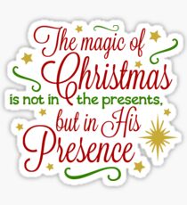 Pegatina La magia de la Navidad