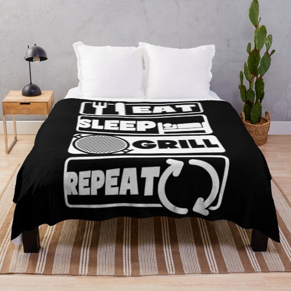 Item preview, Grilling T-ShirtGrilling Shirt _ Eat Sleep Grill Repeat designed and sold by PatricEvet.