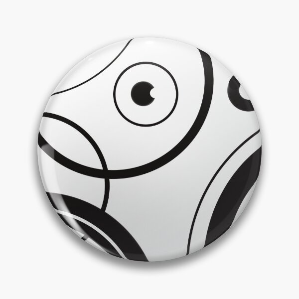 Item preview, Circle mixing black and white simple art designed and sold by chineiyuu.