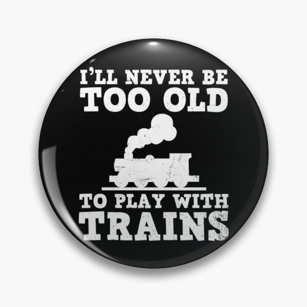 Item preview, Model Railroad T-ShirtModel Railroad Shirt _ Never Too Old Gift designed and sold by PatricEvet.