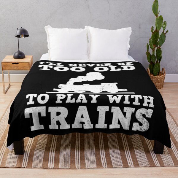 Item preview, Model Railroad T-ShirtModel Railroad Shirt _ Never Too Old Gift designed and sold by PatricEvet.