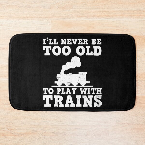 Item preview, Model Railroad T-ShirtModel Railroad Shirt _ Never Too Old Gift designed and sold by PatricEvet.