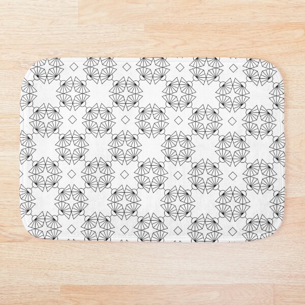 Item preview, Geometric Black And White Pattern With Complex Abstract Shapes designed and sold by MarinaPronina.