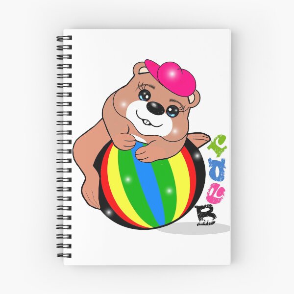 Item preview, Cute bear with big ball  designed and sold by Shirley cute art .