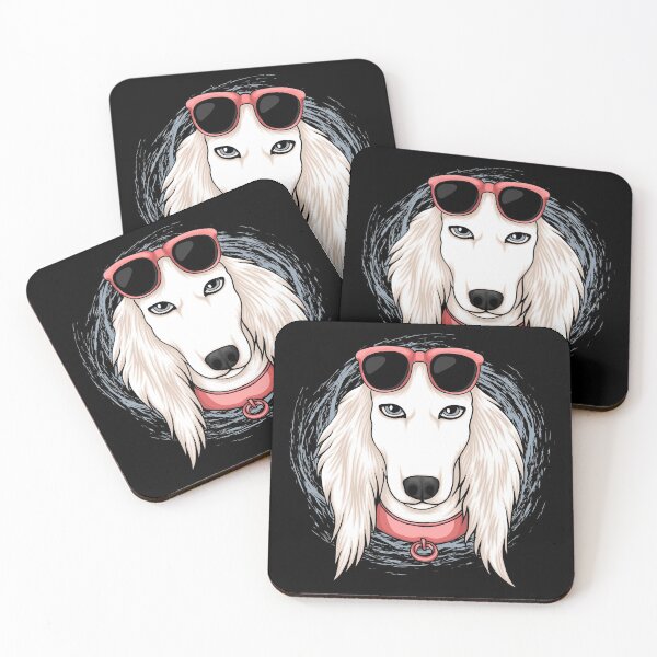 Item preview, Saluki Dog White Dog Lover designed and sold by Inkwell-TikNik.