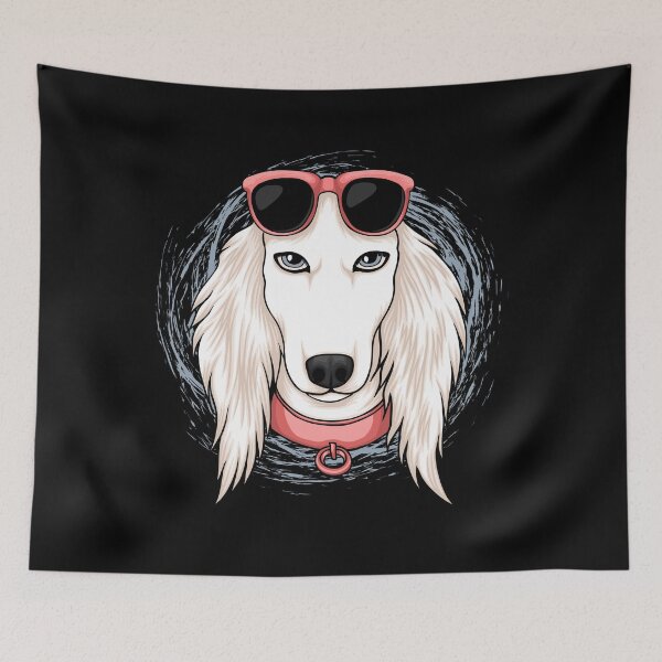 Item preview, Saluki Dog White Dog Lover designed and sold by Inkwell-TikNik.