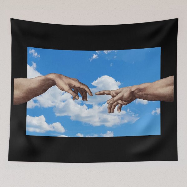 Item preview, Adam and God - Blue Sky designed and sold by bunbun369.