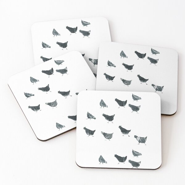 Item preview, White chooks designed and sold by FJBourne.