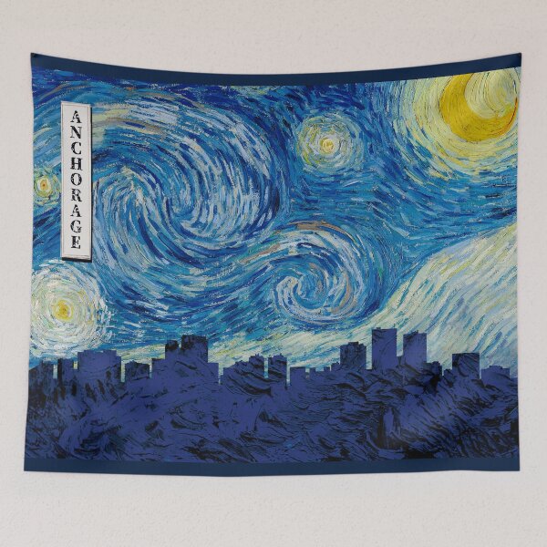 Item preview, Anchorage Van Gogh Starry Night designed and sold by DFerraz.