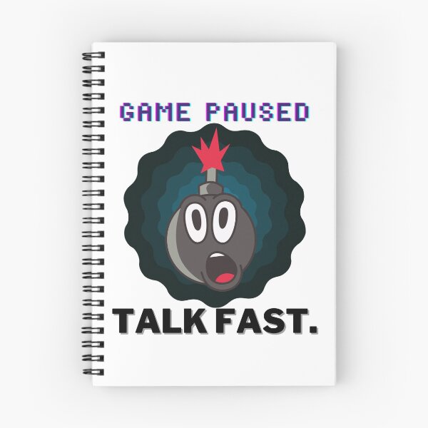 Item preview, Retro Game Paused Talk Fast Timer designed and sold by UPSTORE-RB.