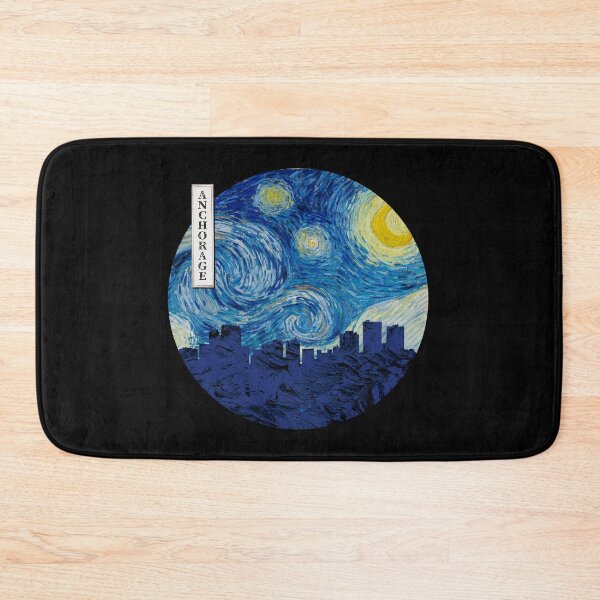 Item preview, Anchorage Starry Night Van Gogh Circle designed and sold by DFerraz.