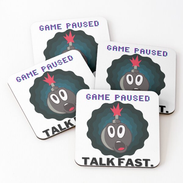Item preview, Retro Game Paused Talk Fast Timer designed and sold by UPSTORE-RB.
