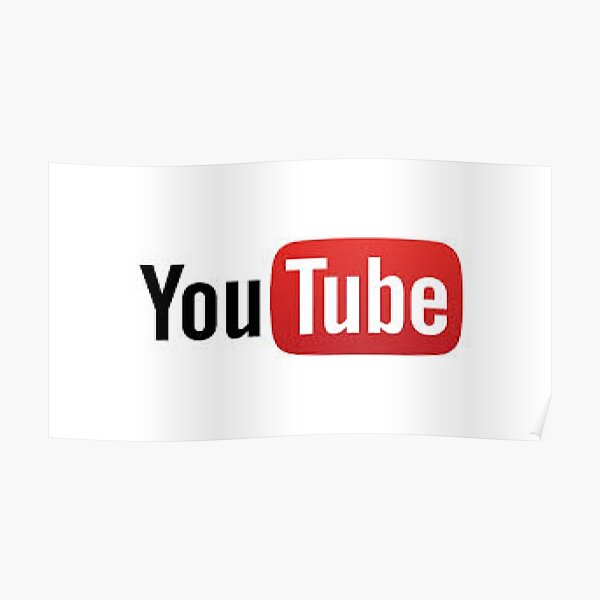 Youtube Posters Redbubble