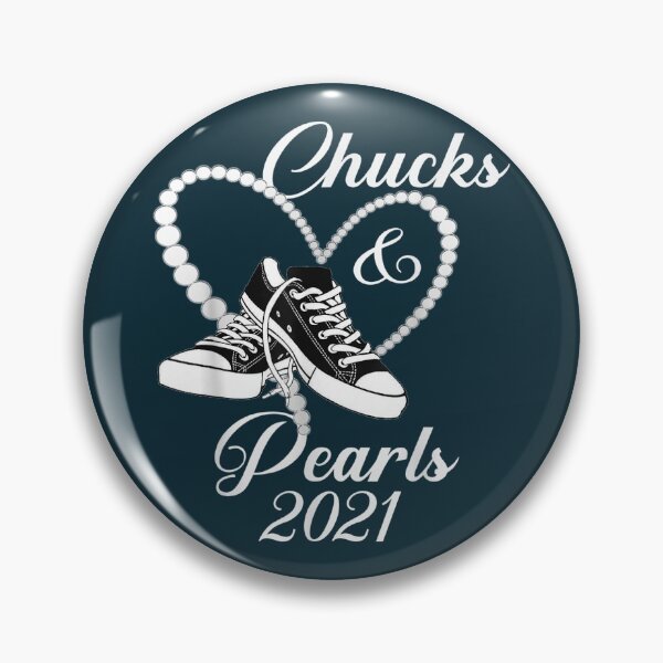 Item preview, Chucks Pearls 2021 Heart T-Shirt designed and sold by RachelCine.
