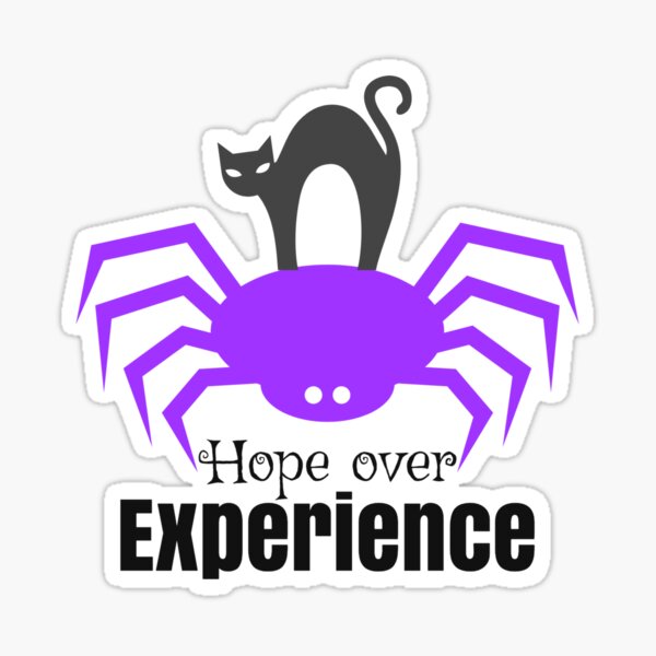 Item preview, Cat and Spider Hope Over Experience Halloween designed and sold by Arkadina.