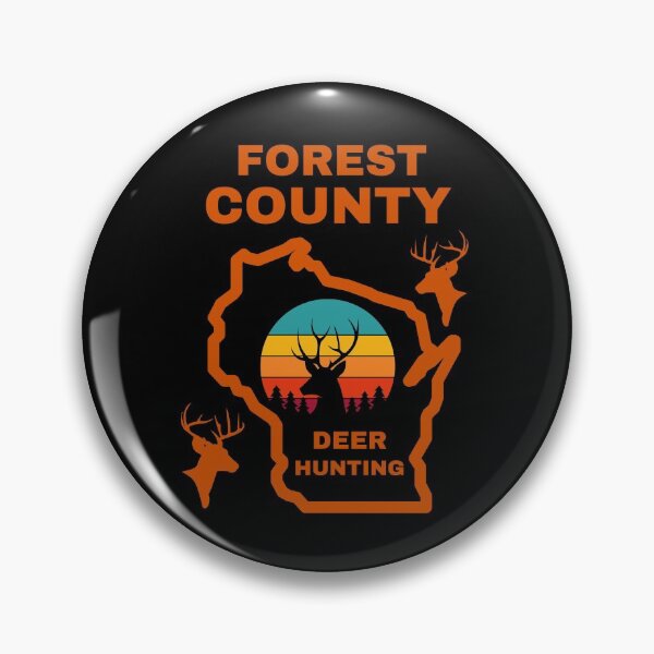 Item preview, Wisconsin Deer Hunter Forest County designed and sold by WoodburyLake.