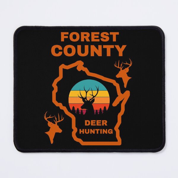 Item preview, Wisconsin Deer Hunter Forest County designed and sold by WoodburyLake.