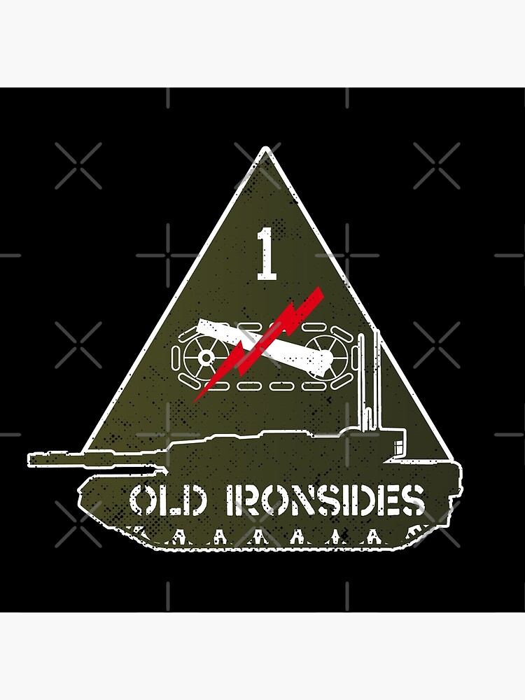 1st Armored Division / Old Ironsides Art Board Print for Sale by