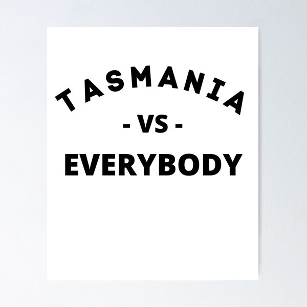 Item preview, tasmania vs everybody designed and sold by arnes96.