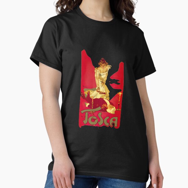 Opera Poster Tosca Giacomo Puccini Classic T-Shirt