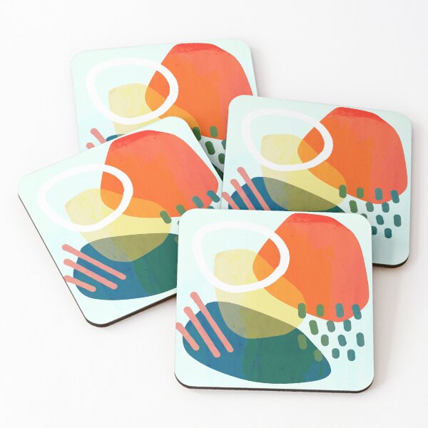 Item preview, Primary color Mid Century Blobs designed and sold by brodolo.