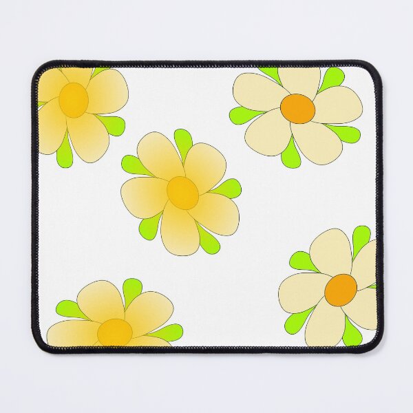 Item preview, yellow daisy flower stickers designed and sold by miaterinka.