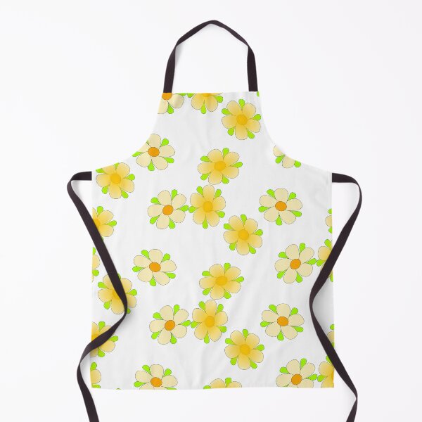 Item preview, yellow daisy flower stickers designed and sold by miaterinka.