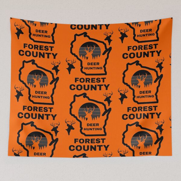 Item preview, Wisconsin Deer Hunter Forest County designed and sold by WoodburyLake.