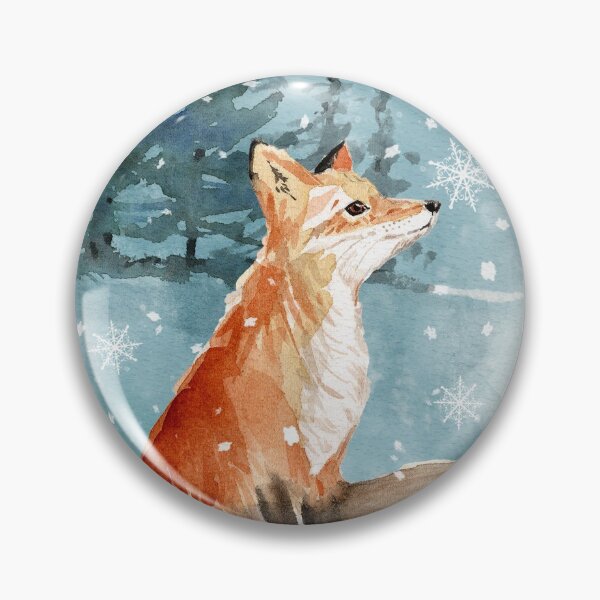 Item preview, Watercolor Fox In The Snow designed and sold by junkydotcom.