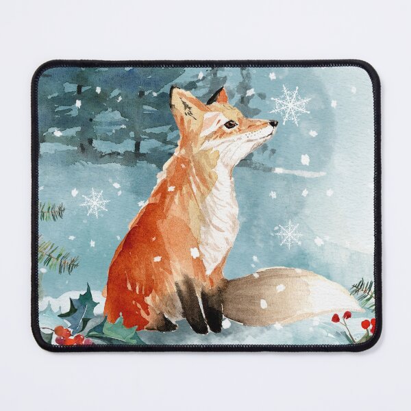 Item preview, Watercolor Fox In The Snow designed and sold by junkydotcom.