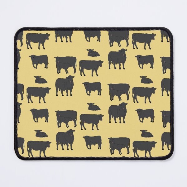 Item preview, Angus Cattle Pattern Yellow designed and sold by Ashley Gagnon.