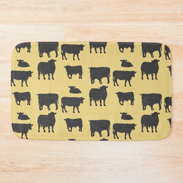 Item preview, Angus Cattle Pattern Yellow designed and sold by Ashley Gagnon.