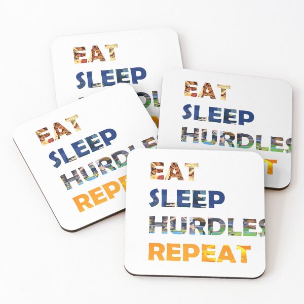Item preview, eat sleep hurdles repeat designed and sold by byseno.