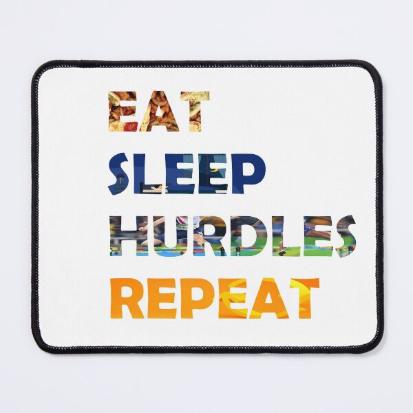 Item preview, eat sleep hurdles repeat designed and sold by byseno.