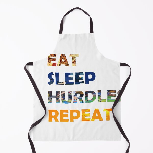 Item preview, eat sleep hurdles repeat designed and sold by byseno.