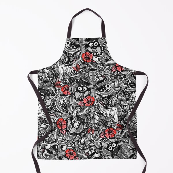 Item preview, Doodle Bones and Red Flowers designed and sold by fakeface.