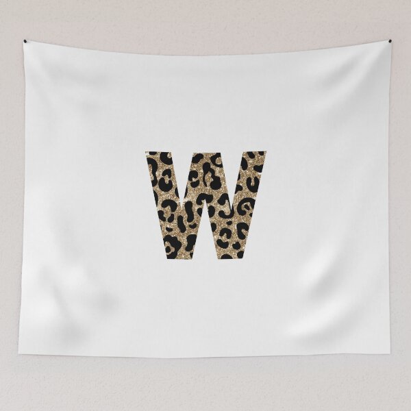 Item preview, Letter W Animal Print Initial Monogram designed and sold by brookemiller801.