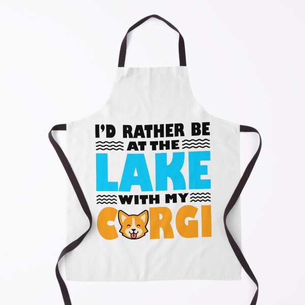 Item preview, Id Rather Be At The Lake with My Corgi designed and sold by Peter Stawicki.