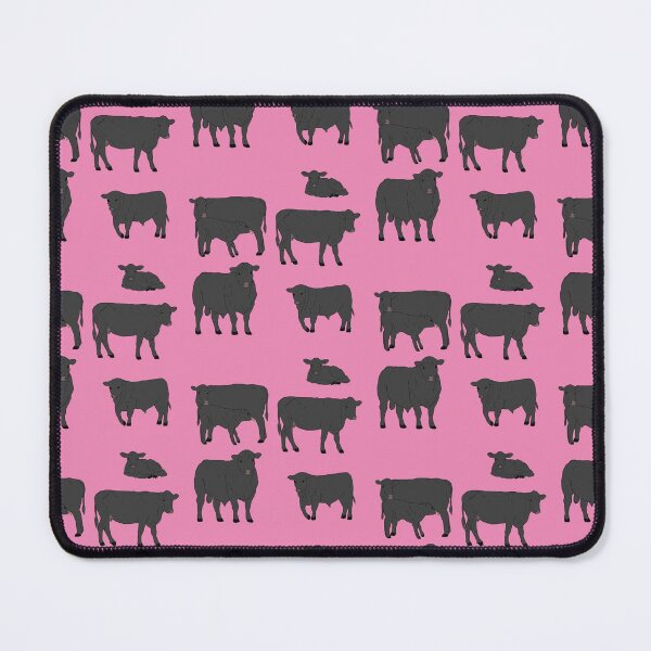 Item preview, Angus Cattle Pattern Pink designed and sold by Ashley Gagnon.